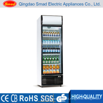 Supermarket Glass Door Display Showcase Refrigerator